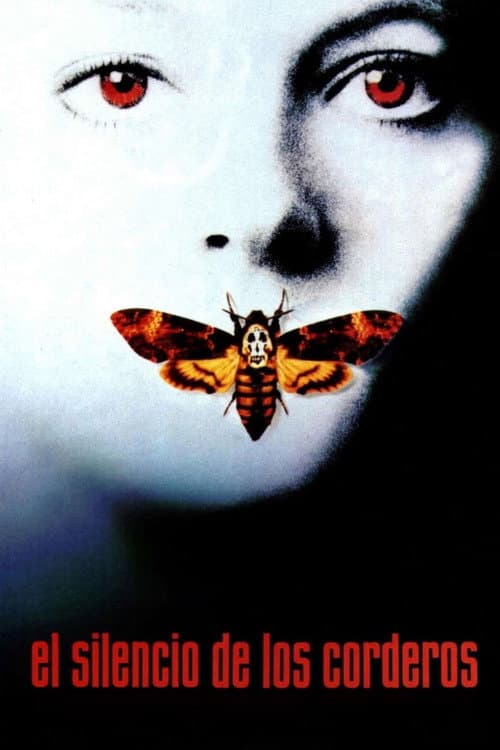 Cartel de El silencio de los corderos