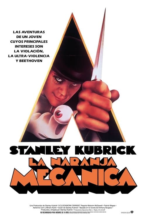 Cartel de La naranja mecánica