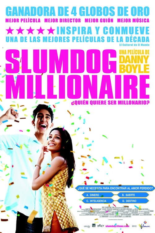 Cartel de Slumdog Millionaire