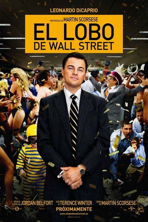 Cartel de El lobo de Wall Street